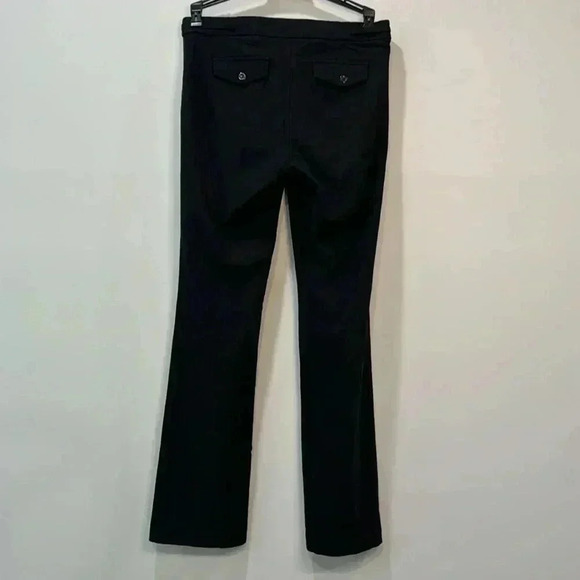 Soho Apparel Black Stretch Pants Size 6 Front Zip Back Pockets - Picture 8 of 12